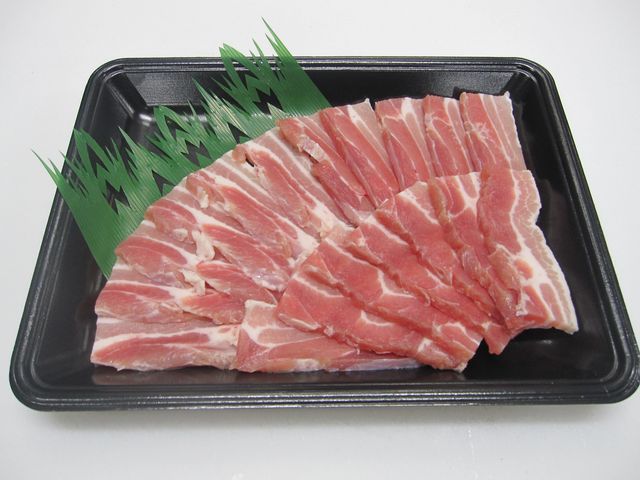 国産　豚バラ　焼肉用　（冷凍）  500g